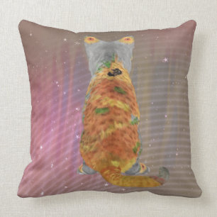 Coussin Dos confortable de chaton de tournesol