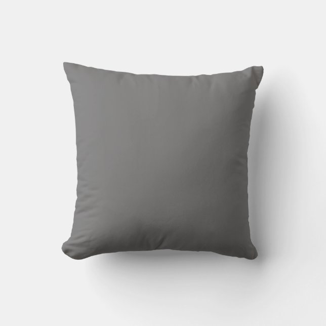 Coussin DOSSIER - Couleur solide gris (Recto)