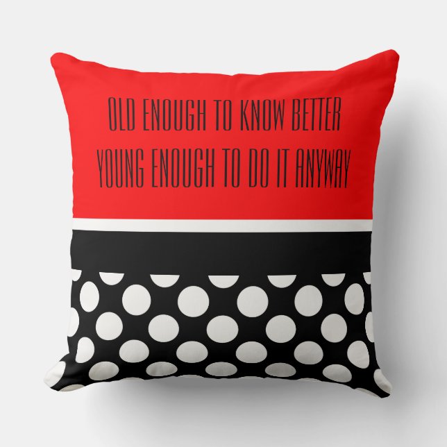 Coussin Dots sans couture motif blanc + votre backgr. (Recto)