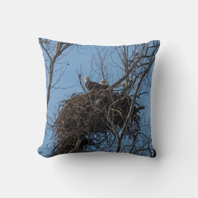 Coussin Double Eagle Trouble (Recto)