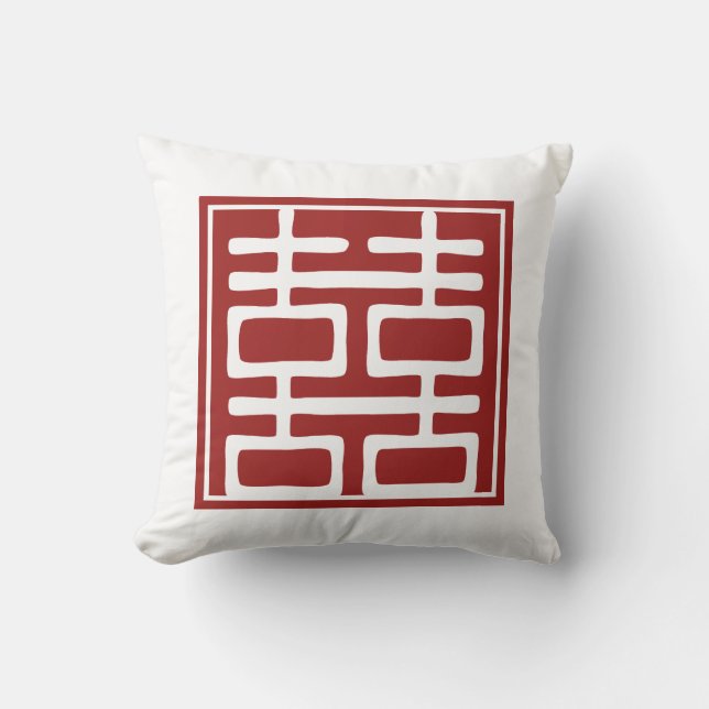 Coussin Double Mariage chinois (Recto)