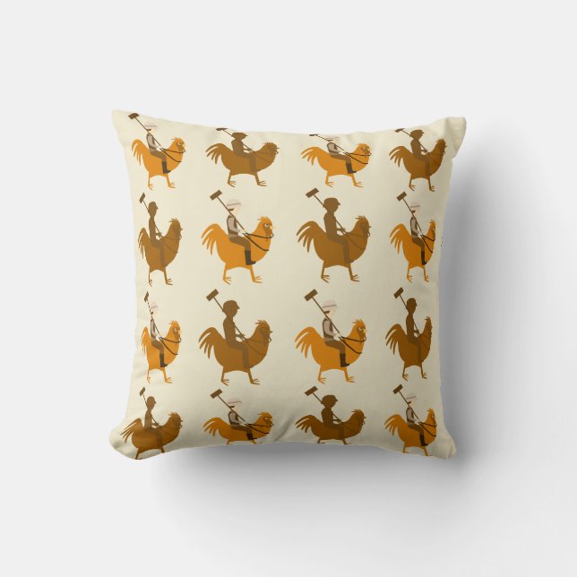 Coussin Double Motif Pollo (Recto)