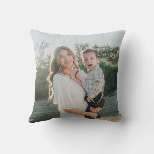Coussin Double Sided Mother's Day Photo Pillow (Verso)