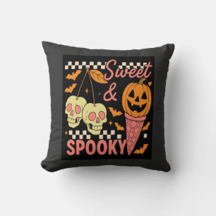 Coussin Douce et effrayante Halloween mignonne