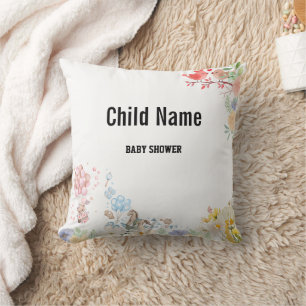 Coussin Douce Fête de Bébé Oiseaux d'Amour Teddy