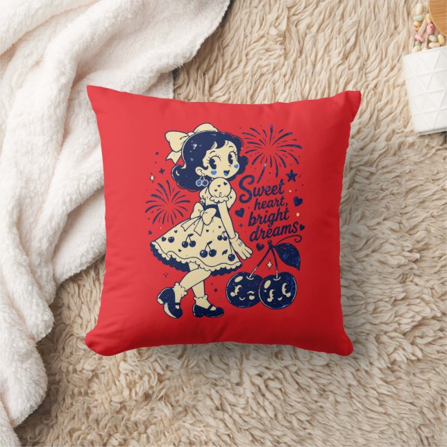 Coussin Douce fête de l'Indépendance du 4 juillet (Couverture)