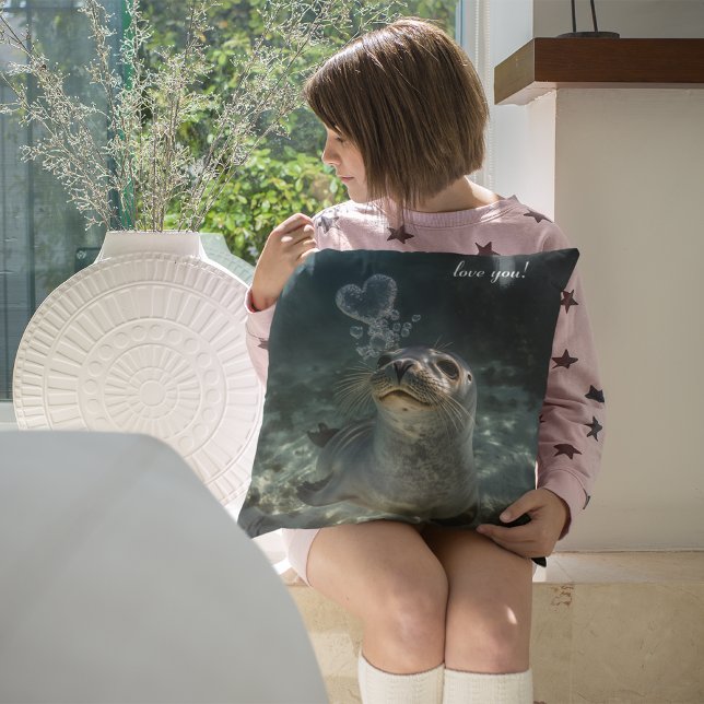 Coussin Douceur Scellée D'un Baiser Magie Sous-Marine (Créateur téléchargé)