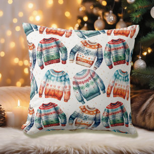 Coussin Douleur de Noël moche