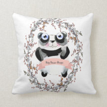 Coussin d'ours panda