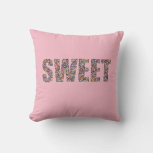 Coussin Doux Arc-en-ciel saupoudré d'oreiller