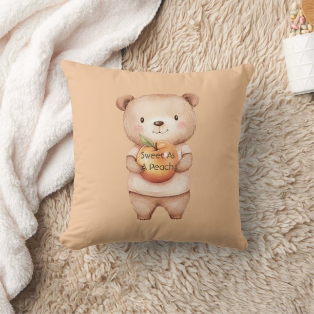 Coussin Doux comme un ours à la pêche (Couverture)