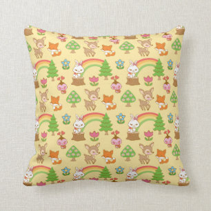 Coussin doux de forêt