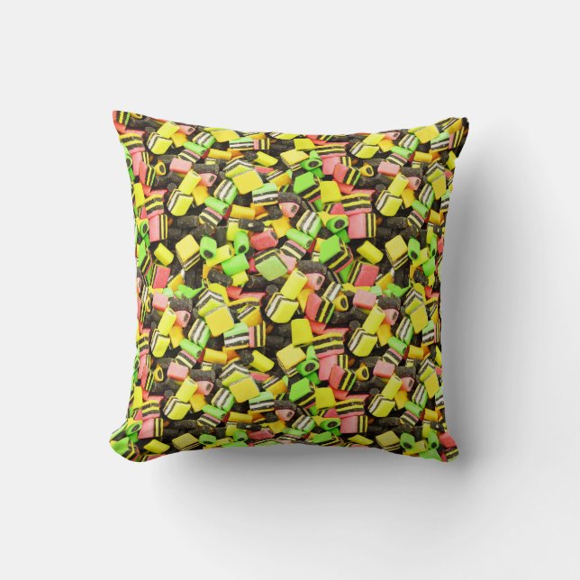 Coussin doux de sucrerie d'Allsorts de réglisse (Recto)