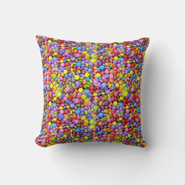 Coussin doux de sucrerie de je-sais-tout colorés (Recto)