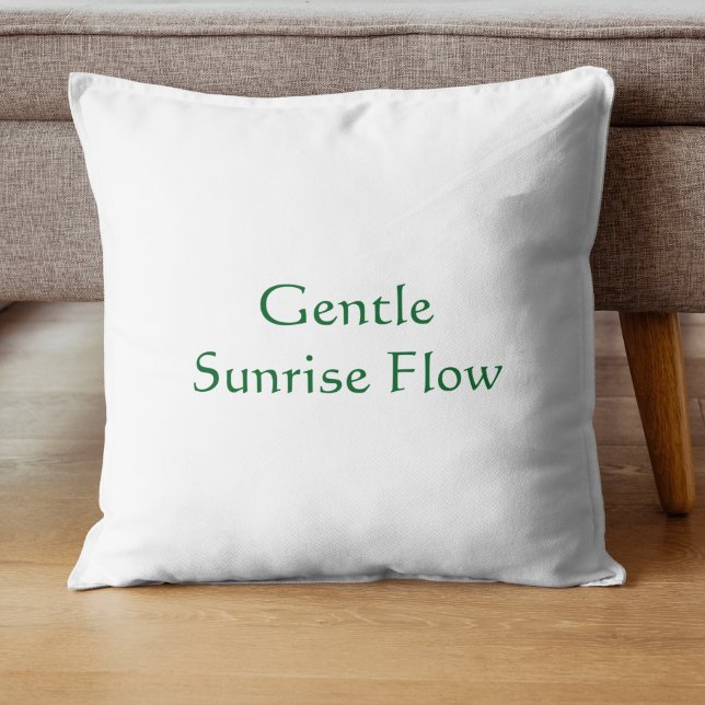 Coussin Doux Lever de Soleil Flux Écriture Moderne  (Créateur téléchargé)