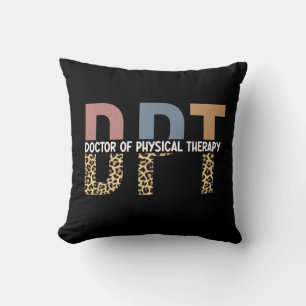 Coussin DPT Docteur en Thérapie Physique Typographie de Ch