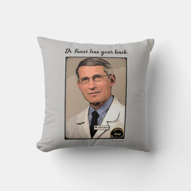 Coussin Dr Fauci (Recto)