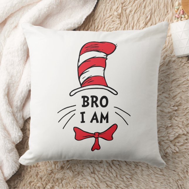 Coussin Dr Seuss | Chat dans le Casquette - Frère (Couverture)
