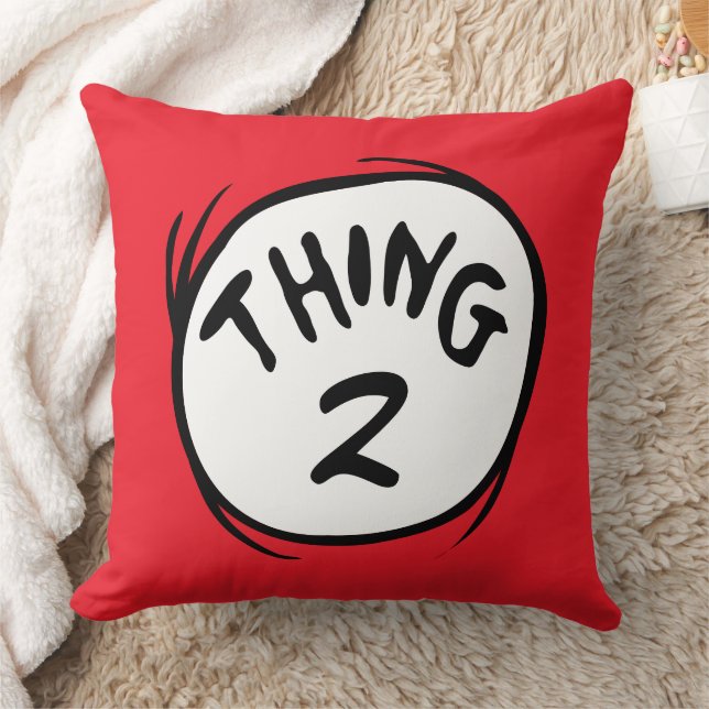 Coussin Dr Seuss | Chose personnalisée Une chose deux (Couverture)