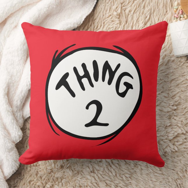 Coussin Dr. Seuss | Chose Un Chose Deux - Chose Deux (Couverture)