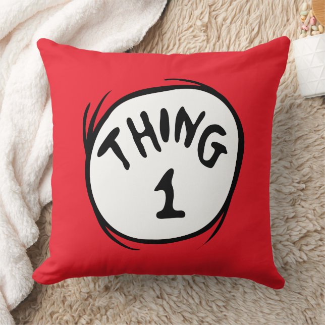 Coussin Dr. Seuss | Chose Un Chose Deux - Chose Un (Couverture)