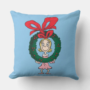 Coussin Dr Seuss   Cindy-Lou Who - Wreath