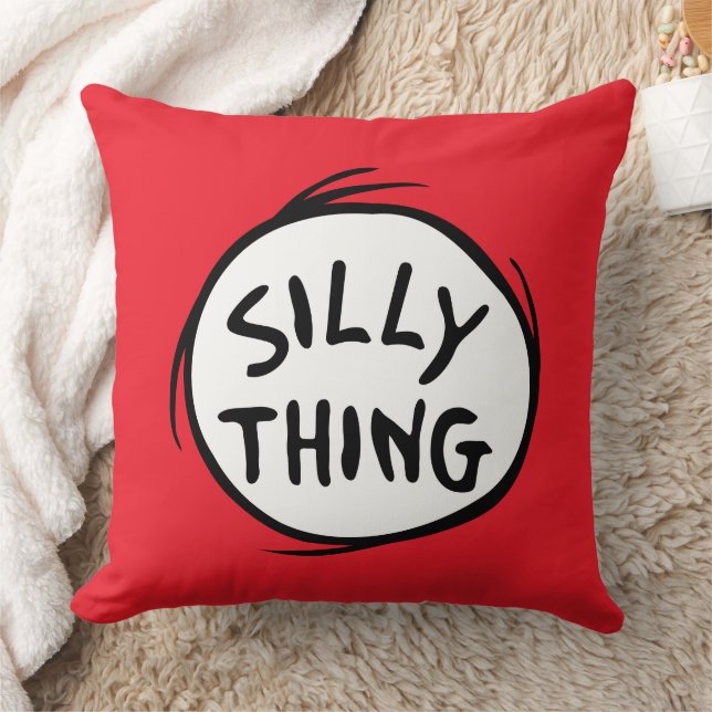 Coussin Dr Seuss | La Chose Une Deux - La Chose Silly (Couverture)