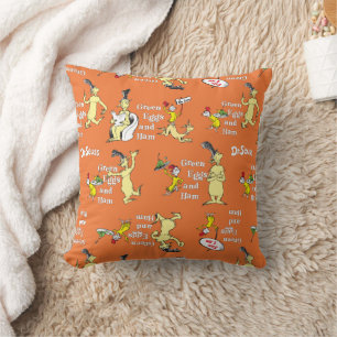 Coussin Dr. Seuss Les Œufs verts au jambon Motif de person