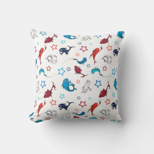 Coussin Dr. Seuss   Un Poisson Deux Poissons Motif Étoile