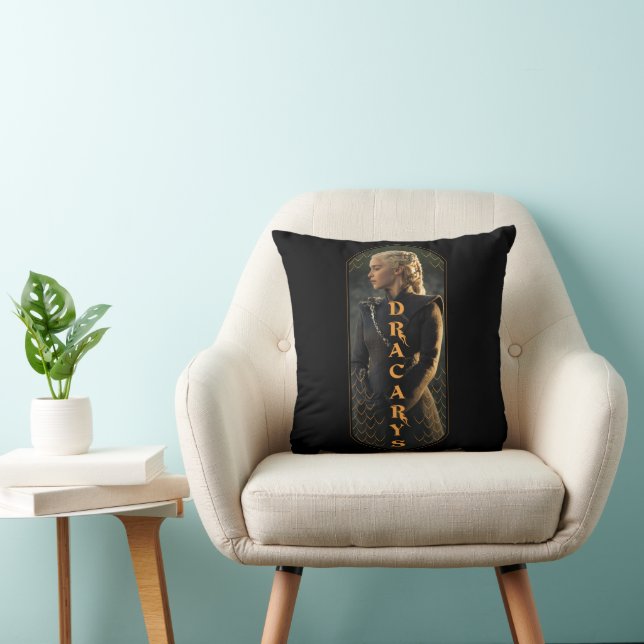 Coussin "Dracarys" Daenerys Targaryen Graphic (Chaise)
