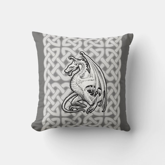 Coussin Dragon ailé (Recto)