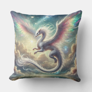 Coussin Dragon blanc