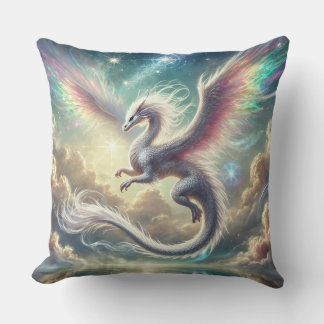 Coussin Dragon blanc