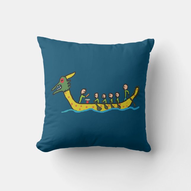 Coussin Dragon Boat Racing (Recto)