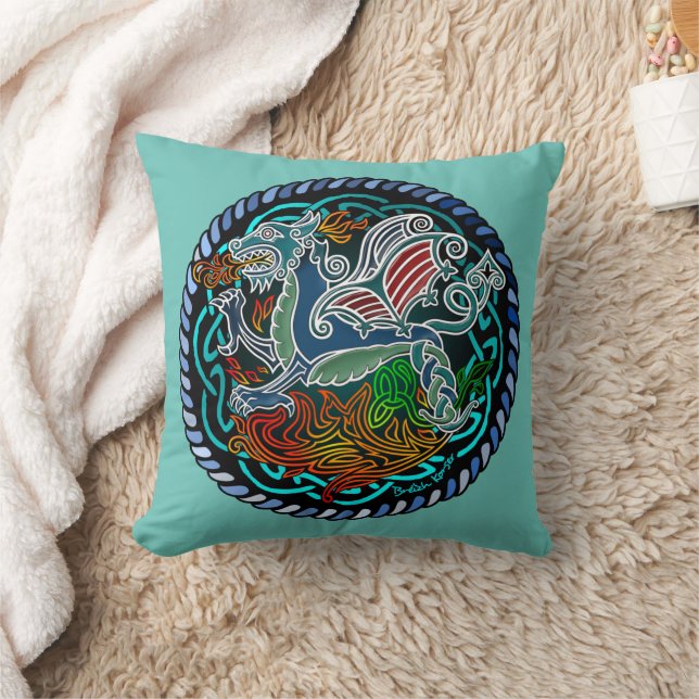 Coussin Dragon celtique (Couverture)