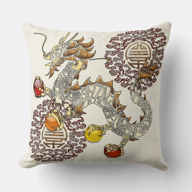 Coussin Dragon Chakra (Recto)