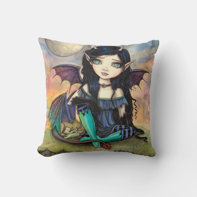 Coussin Dragon Child Cuge Big Eye Fairy et Dragon (Recto)