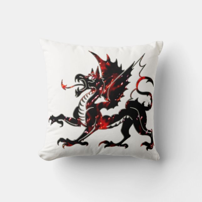 Coussin Dragon de feu (Recto)