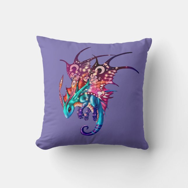 Coussin Dragon de la Fey (Recto)