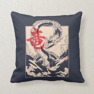 Coussin Dragon de mer japonais