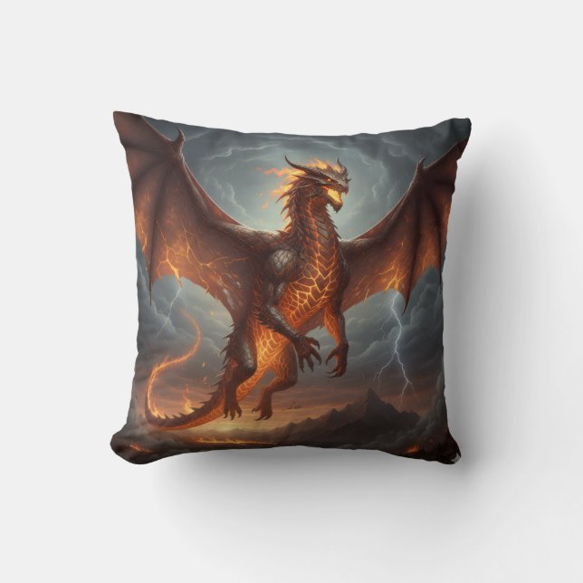 Coussin Dragon Pillow (Recto)