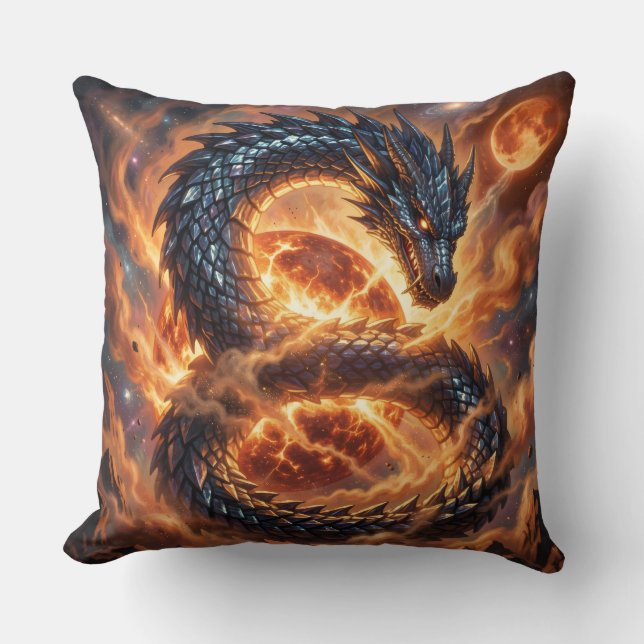 Coussin Dragon World – Le Royaume de Feu et de Magie´4 (Recto)