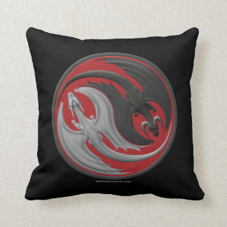 Coussin Dragon Yin-Yang