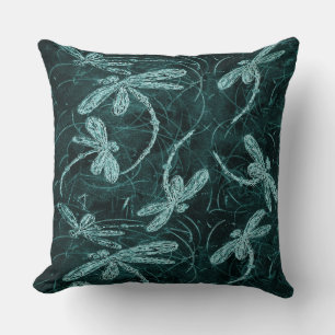 Coussin Dragonfly Disco Midnight Blue