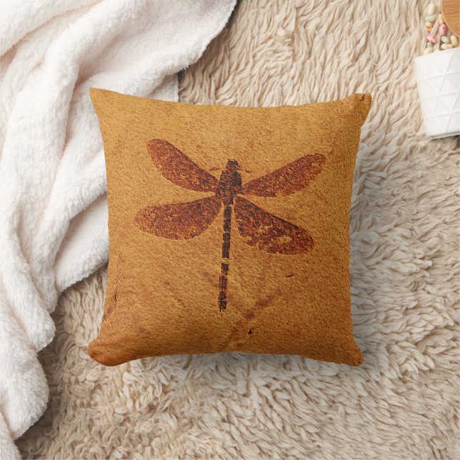 Coussin Dragonfly fossile (Couverture)