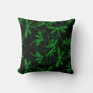 Coussin Dragonfly Neon Green