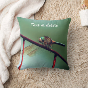 Coussin Dragonfly On Wire Fence Personnalisé