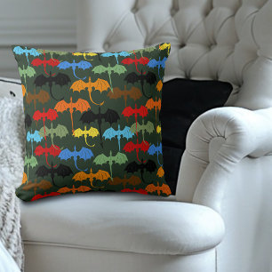Coussin Dragons Green Flight Imaginaire