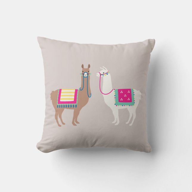 Coussin Drama Llama (Recto)