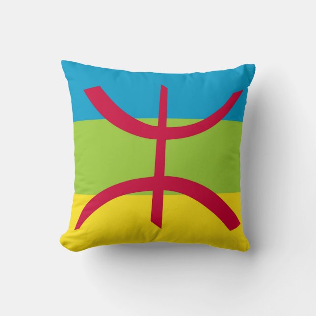 Coussin Drapeau Amazigh (Recto)